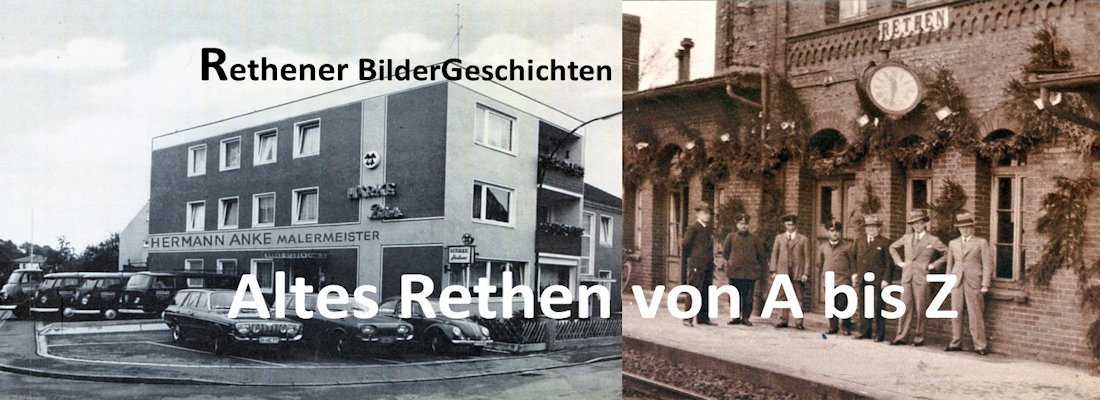 Fotocollage alter Gebäude in Rethen