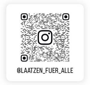 QR-Code, der auf das Instagram Profil Laatzen für alle führt.